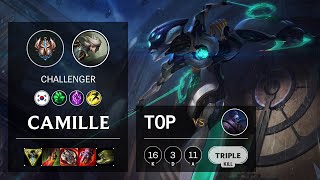 Camille Top vs Jax - KR Challenger Patch 10.13