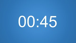 45 Seconds Countdown Timer 4K