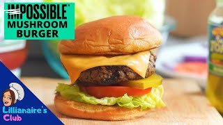 Easy Mushroom Burger | Shitake and Oats Burger | Meatless Burger. #mushroomburger