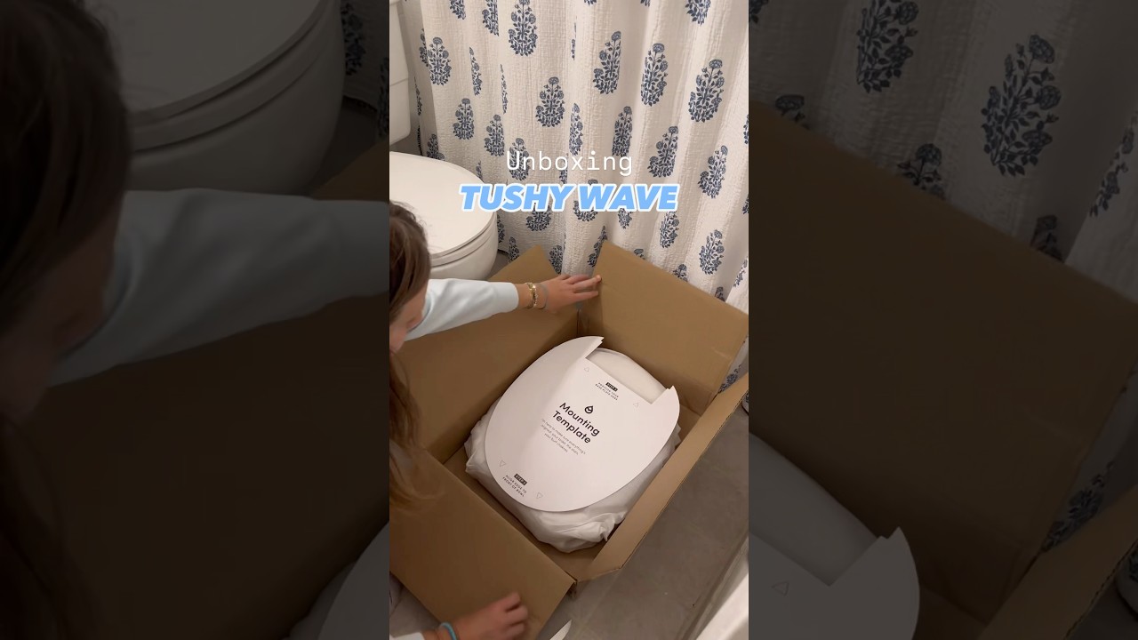 Unbox our NEW TUSHY Wave!🌊💦 