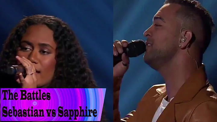 the battles Chris (8D) Sebastian vs Sapphire Tamalemai - 'Titanium' - The Voice Australia 2020