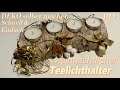 Weihnachtsdeko Teelichthalter selbstgemacht schnell &amp; einfach