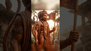 Divine Wood Carving of Lord Hanuman 🙏 | Master Artisan at Work
