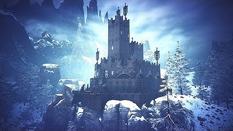 Timelapse of Winter Castle Building in Conan Exiles: Age of War