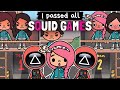 I PASSED ALL THE SQUID GAMES!! 🦑 | Story Toca Life World