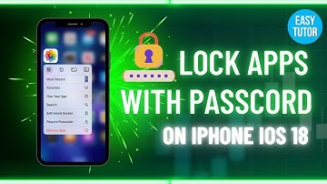 How To Lock Apps with Password on iPhone in iOS 18!