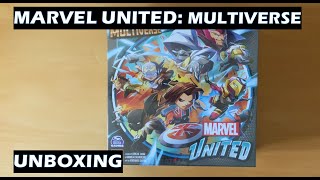 Unboxing Marvel United Multiverse Core Box Board Game