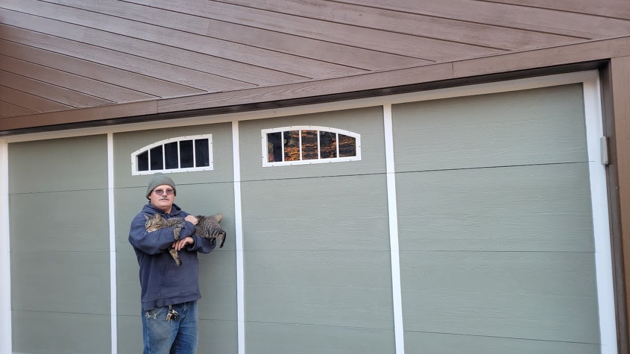 Making a carriage style garage  door