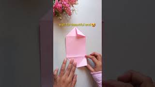 Easy no glue craft idea #shorts #papercraft #noglue