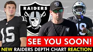 Fernando Mendoza See You Soon! NEW Raiders Depth Chart Reaction & Training Camp Practice News
