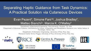 Separating Haptic Guidance from Task Dynamics