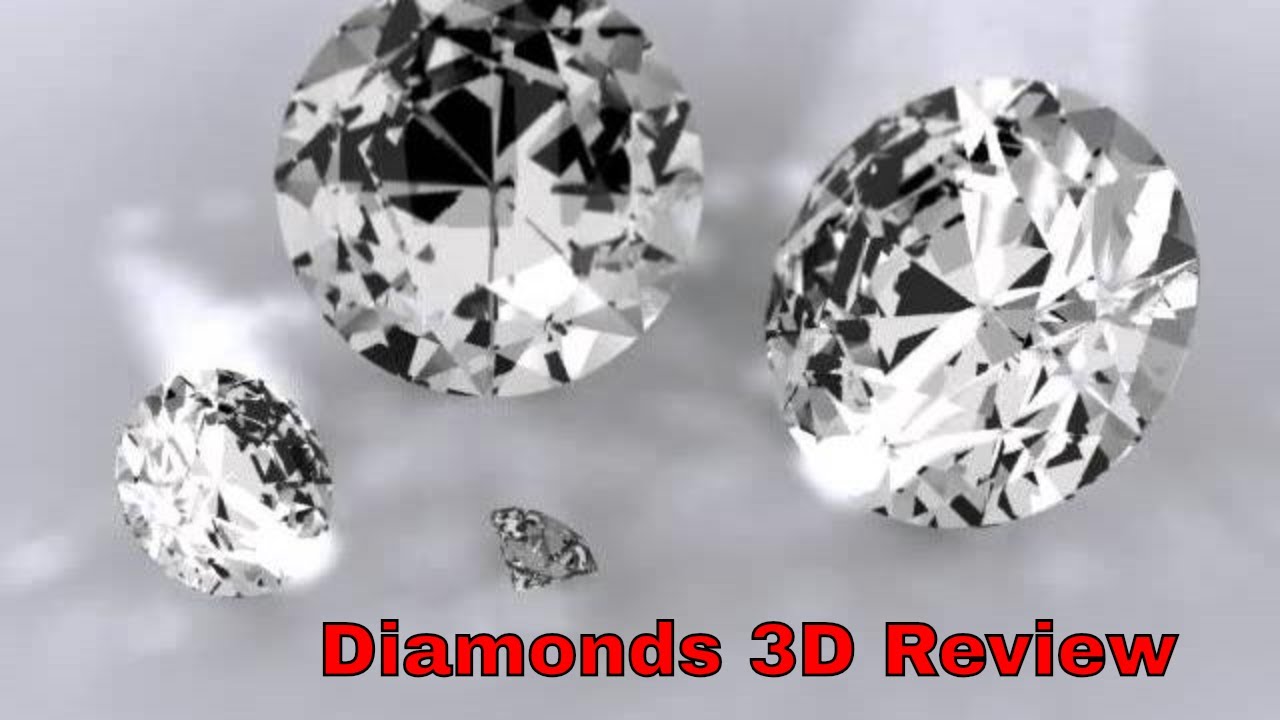 3D Model of Diamonds 3D Review - YouTube