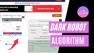 Developed Binary.com Robot - Dark Advance Binary Robot | Authentic Secure Manual binary Robot