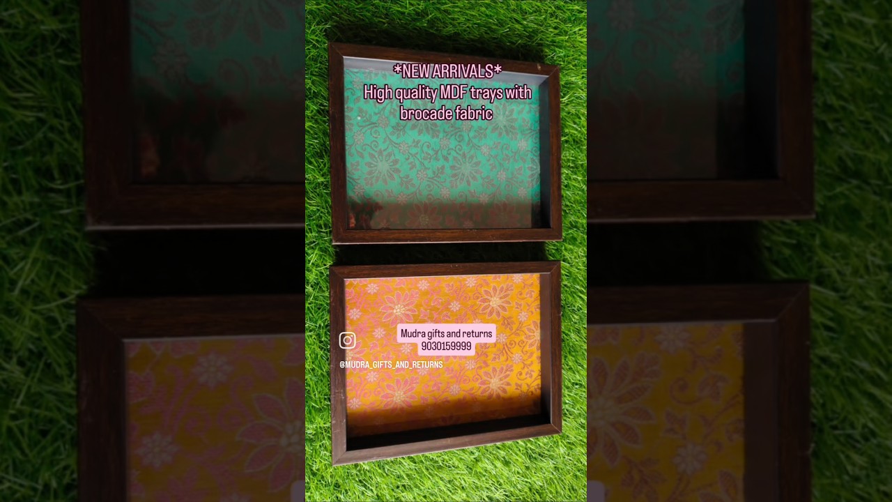 #mdftratswithbrocadefabric