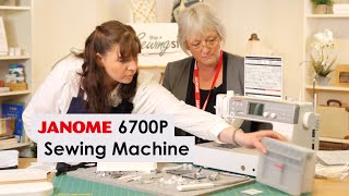 Janome Memory Craft 6700 P Sewing Machine Overview