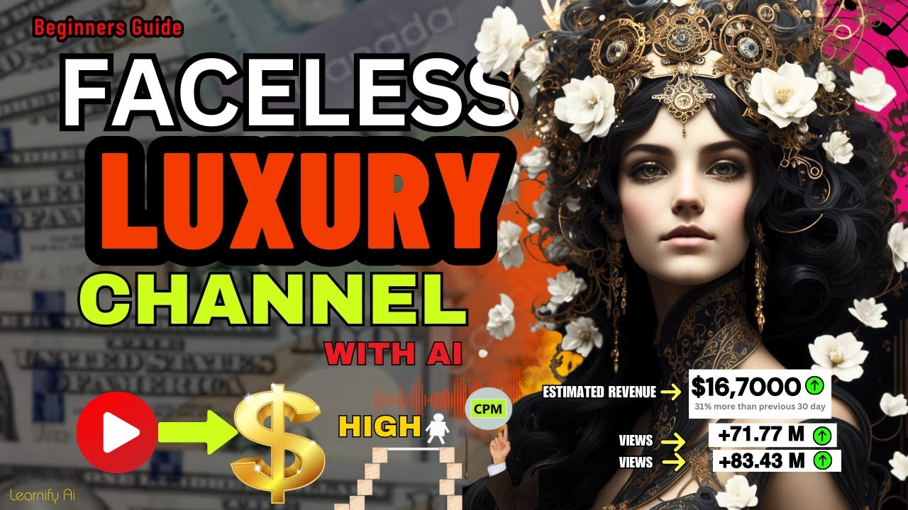 Creating A Faceless LUXURY CASH COW Youtube Channel For USA | Youtube Automation | High CPM Niche