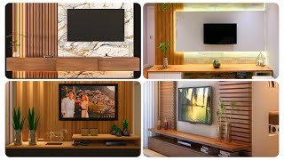 Wood Slat Tv Wall Panel Design for Living Room Decor | Tv Accent Wall | Tv Unit Design | Tv Stand