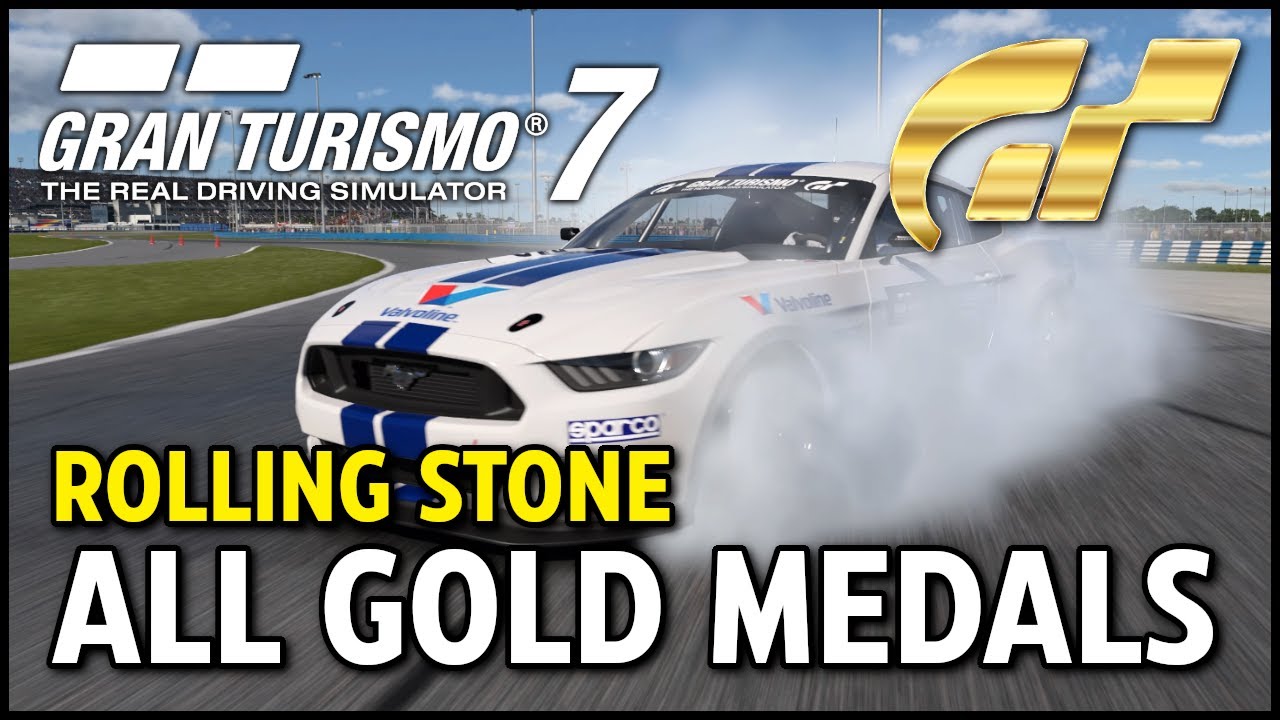 Rolling Stone: All Gold Medals (Mission Challenges) - Gran Turismo 7 -  YouTube