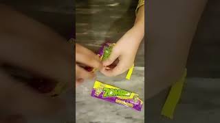 Jojo zombie mango sour chew ASMR