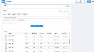 How To Add Product Variants On FastCommerce