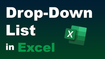How to Create a Drop Down List for Data Validation in Excel