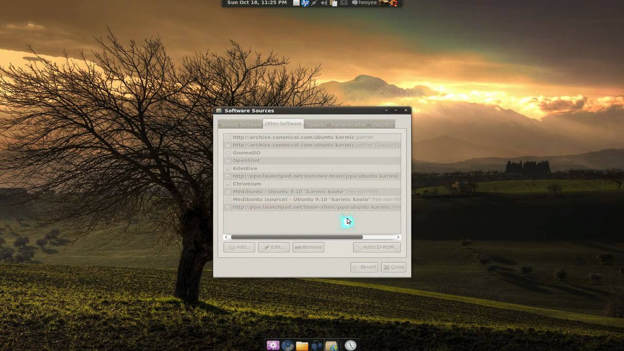 Adding PPA / Repository - Ubuntu 9.10