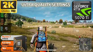 RTX 5070 Ti - PUBG - Ultra Quality Gameplay - Ryzen 7 9700X - 32 GB - 2K