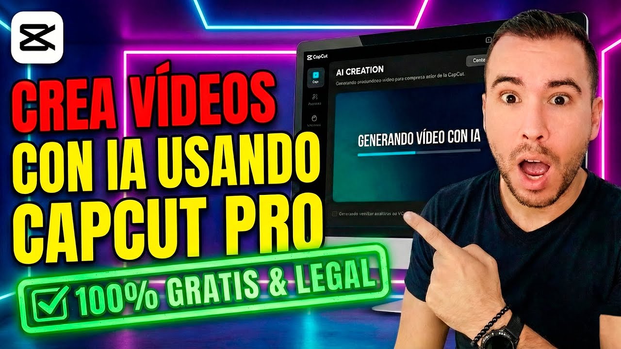 🔥 Crea Videos LARGOS con IA en CapCut PRO | GRATIS y LEGAL (Tutorial ...