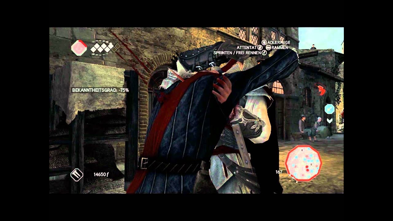 Assassin's Creed 2 Bug: Gegner greifen nicht an (lustig) - YouTube
