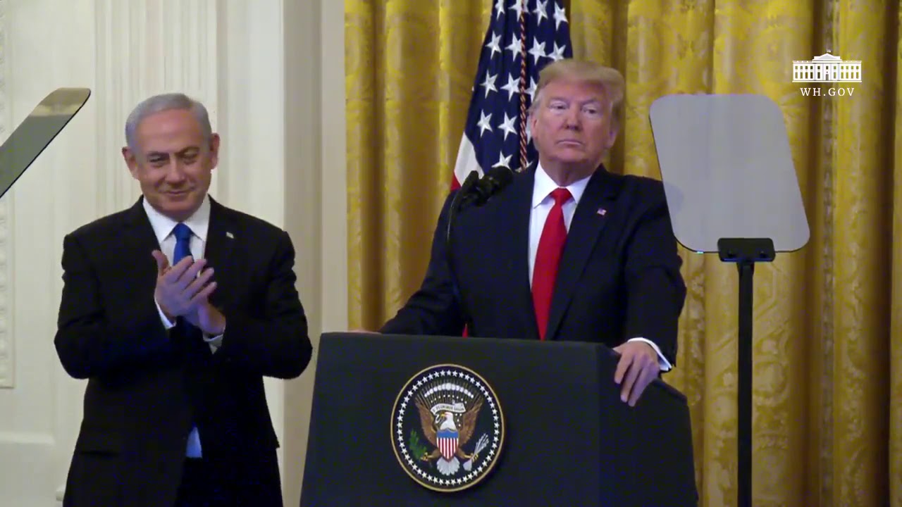 Remarks: Donald Trump Delivers Remarks With Bejamin Netanyahu of Israel - January 28, 2020