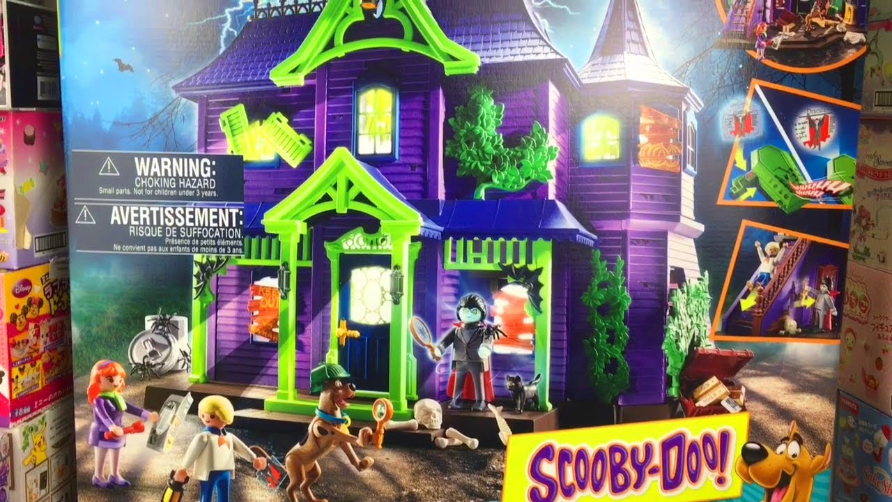 Playmobil Scooby Doo! Adventure in Mystery Mansion Set