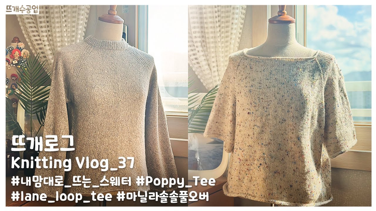 Knitting Vlog_37 | 내맘대로 뜨는 뜨개로그 (무한메리야스)