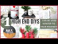 🎄☃️5 FUN & EASY High End Farmhouse Christmas Dollar Tree DIY'S | High End DIYS| Friend Friday Hop!