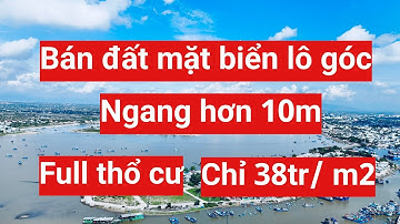 Bán Đất Mặt Biển Lô Góc Đông Hải. Phan Rang - Đô Thị, Thổ Cư, Giá Tốt | 0339091893