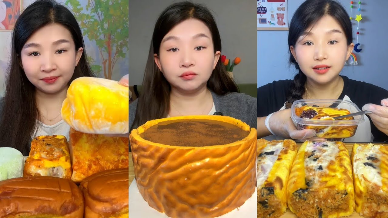 Asmr Challenge Cake 🍰🎂 Dessert 🎂 Chocolate 🍫 Tiramisu cheesecake Mochi#creamy #lavacake #tiramisu 