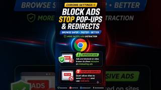 🚨 Stop Annoying Ads &amp; Pop-Ups in Chrome!  #Reels #ViralVideo #TechShorts #