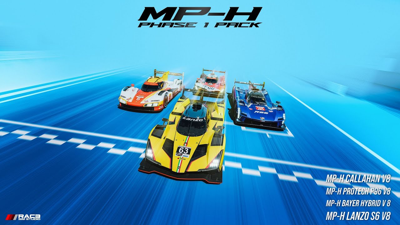 Phase One Racing Assetto Corsa MP-H Phase 1 Pack by Race Sim Studio Ltd Test First Look ...
