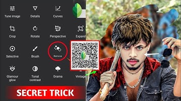 omg 😱 | snapseed qr code photo editing new tricks| snapseed tutorial| snapseed qr code download free