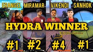 HYDRA WINNER | Bi Elite Custom | Headshot & 6X | Alpha | BTS | Ayush | Python | PUBG New Update