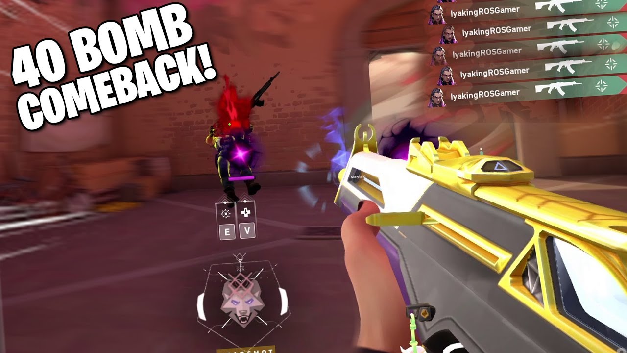 Reyna 40 BOMB Comeback! (Valorant)