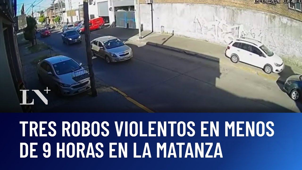 La Matanza: tres robos violentos en menos de 9 horas - YouTube