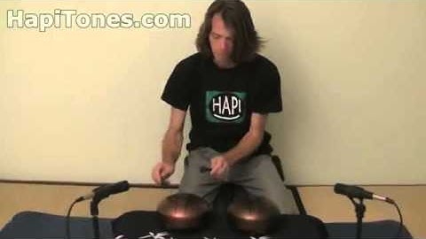 HAPI Mini Drum Duet demo  D Akebono & C Major - HapiTones.com Hapi Drum Hang Out