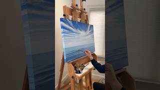 Lukisan Pemandangan Laut Biru yang Sempurna 💯✨