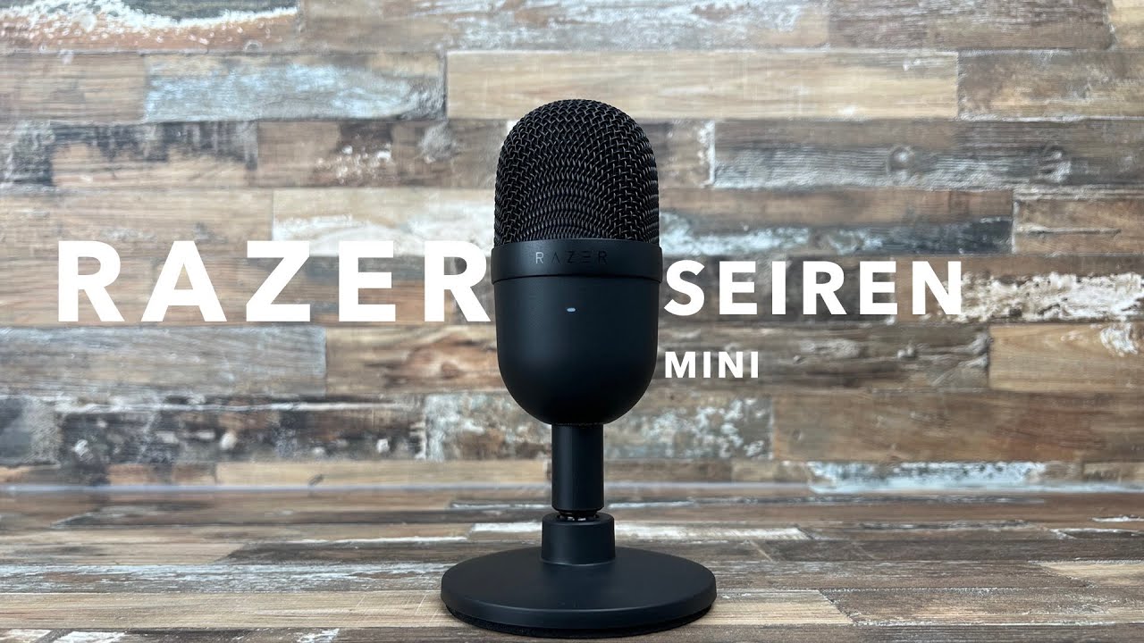 Micro Razer Seiren Mini - Unboxing - Test 