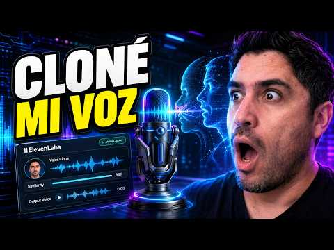 Miniatura del video «Cómo CLONAR tu propia VOZ con IA 🎙️ | ElevenLabs Paso a Paso para Creadores (2026)»