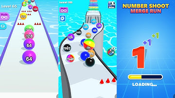Ball Run 2048 vs Numbers Ball Blend Challenge vs Number Dash 3 in one Gameplay Run & Merge