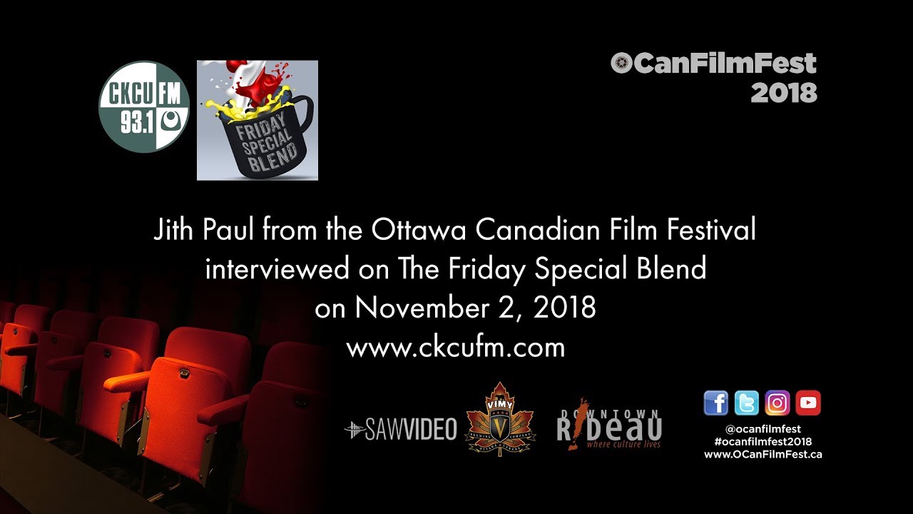 Jith Paul interviewed on CKCU-FM93.1 on November 2, 2018 