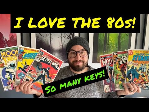 I Bought an AWESOME 80s Comic Book Collection - SO MANY KEYS!