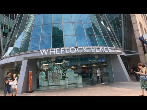 Inside The Only Mall in Singapore with Curving Escalators