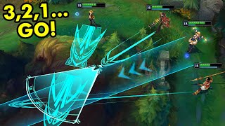INSANE CALCULATED STEALS (Kayn 1v5 Steal, Jhin Snipe, Blind Steals...)